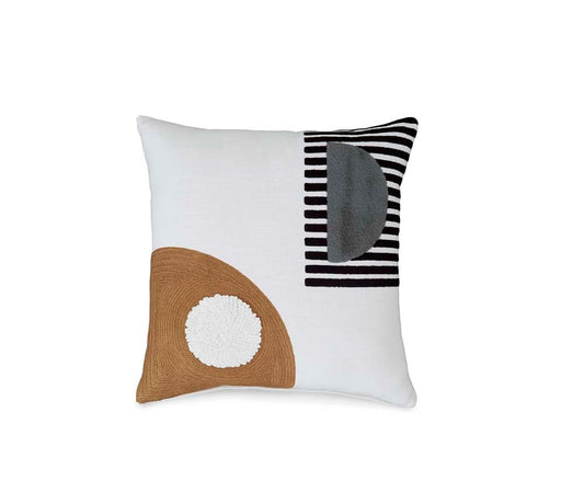 Signature Design by Ashley - Longsum Pillow (Set of 4) in Black/White/Honey - A1000927 veiw 1