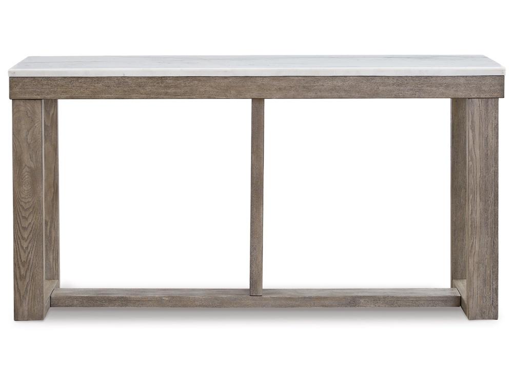 Signature Design by Ashley - Loyaska Sofa Table in Brown/Ivory - T789-4 veiw 1
