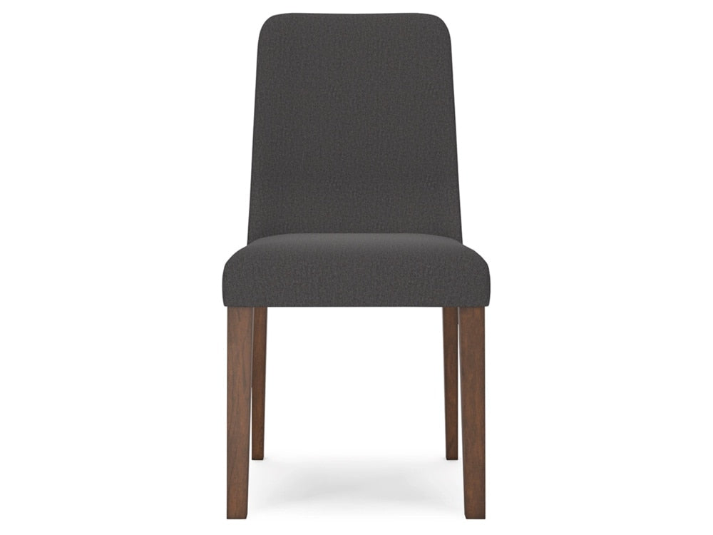 Signature Design by Ashley - Lyncott Dining Uph Side Chair (Set Of 2) in Charcoal/Brown - D615-02 veiw 1