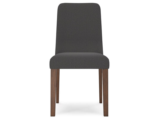 Signature Design by Ashley - Lyncott Dining Uph Side Chair (Set Of 2) in Charcoal/Brown - D615-02 veiw 1