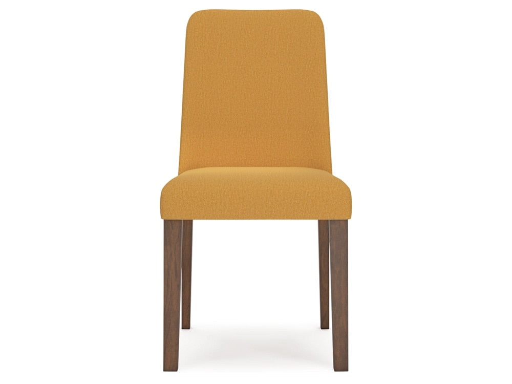 Signature Design by Ashley - Lyncott Dining Uph Side Chair (Set Of 2) in Mustard/Brown - D615-04 veiw 1