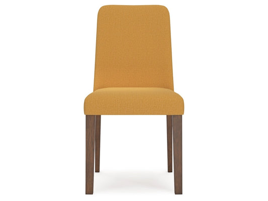 Signature Design by Ashley - Lyncott Dining Uph Side Chair (Set Of 2) in Mustard/Brown - D615-04 veiw 1