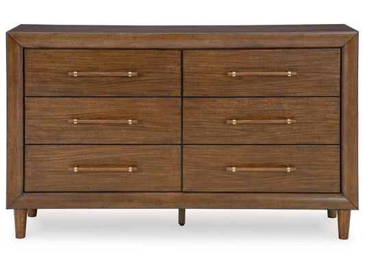 Signature Design by Ashley - Lyncott Dresser in Brown - B615-31 veiw 1