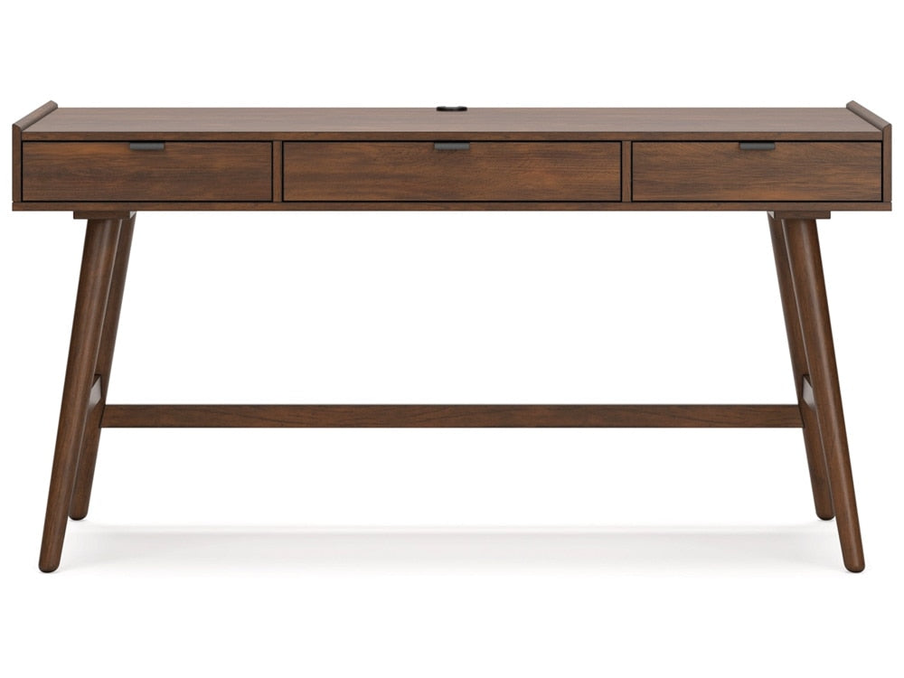 Signature Design by Ashley - Lyncott Home Office Desk in Light Gray/Brown - H615-44 veiw 1