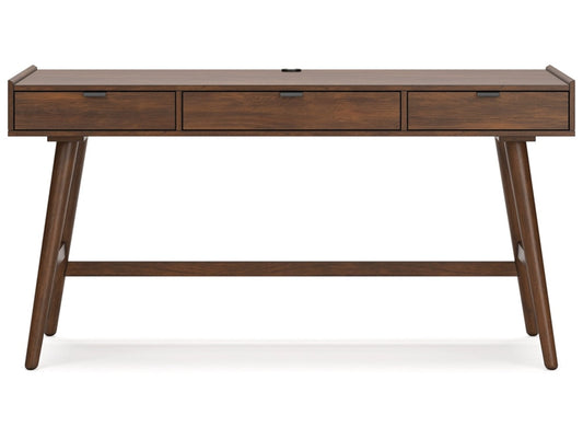 Signature Design by Ashley - Lyncott Home Office Desk in Light Gray/Brown - H615-44 veiw 1