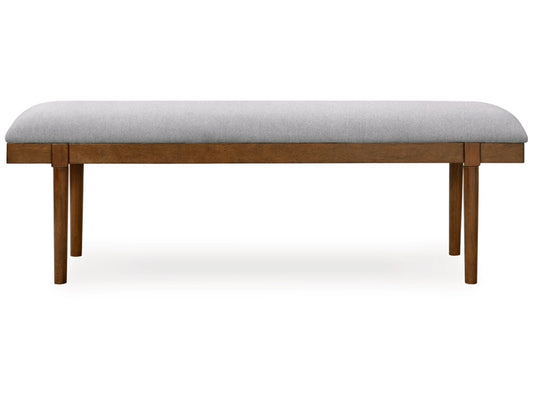 Signature Design by Ashley - Lyncott Large Uph Dining Room Bench in Gray/Brown - D615-00 veiw 1