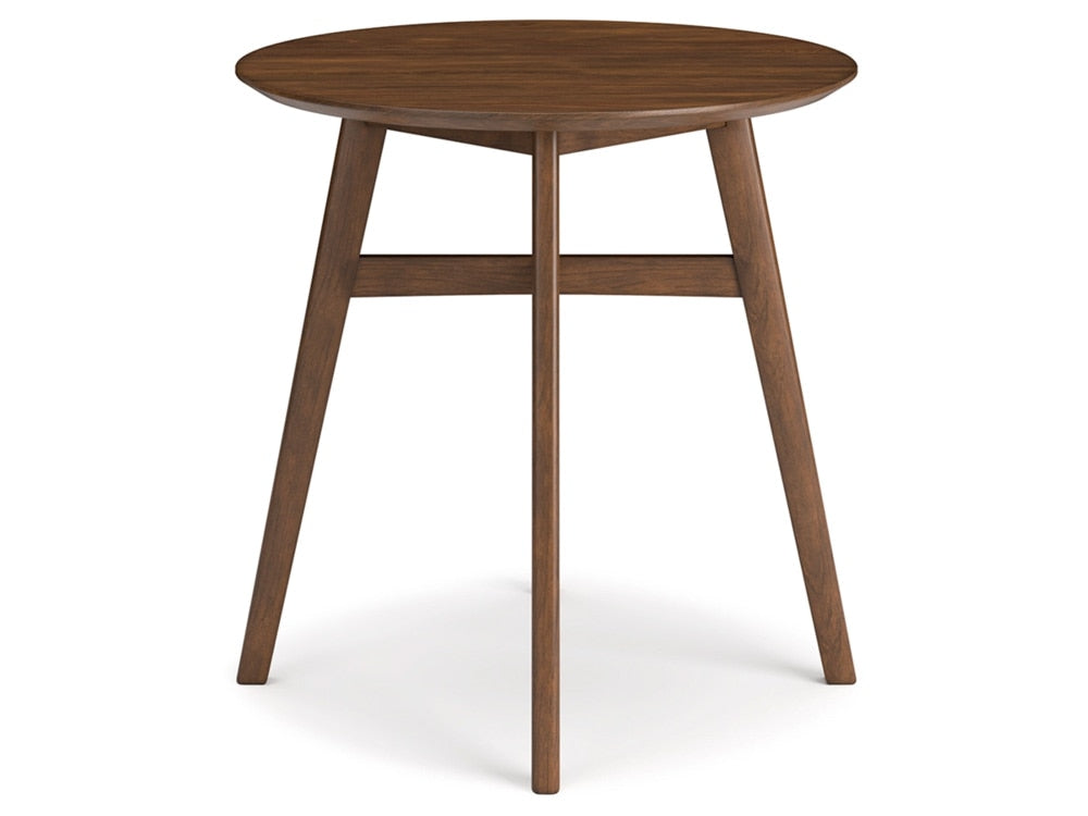 Signature Design by Ashley - Lyncott Round Drm Counter Table in Brown - D615-13 veiw 1