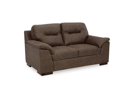 Signature Design by Ashley - Maderla Loveseat in Walnut - 6200235 veiw 1