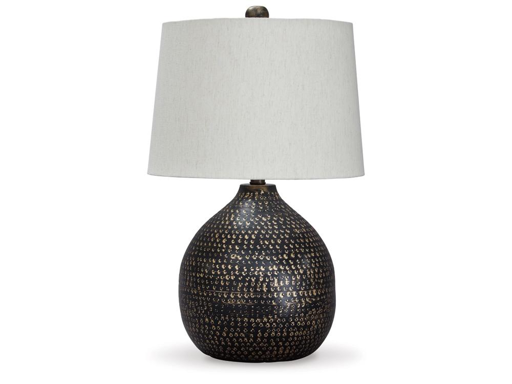 Signature Design by Ashley - Maire Metal Table Lamp in Black/Gold Finish - L207294 veiw 1