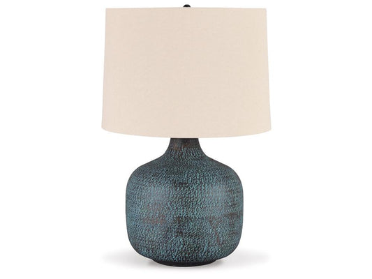Signature Design by Ashley - Malthace Metal Table Lamp in Patina - L207304 veiw 1