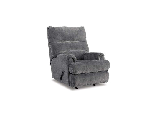 Signature Design by Ashley - Man Fort Manual Rocker Recliner in Graphite - 4660525 veiw 1