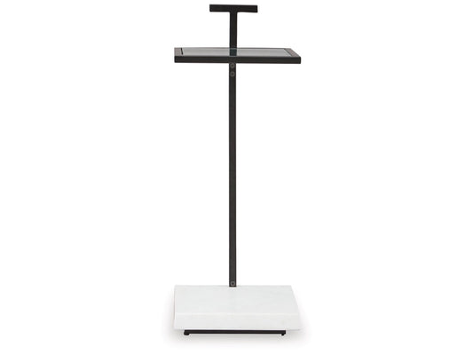 Signature Design by Ashley - Mannill Accent Table in Black/White - A4000630 veiw 1