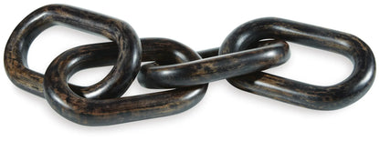 Signature Design by Ashley - Mardelby Sculpture in Distressed Black - A2000632 view 1