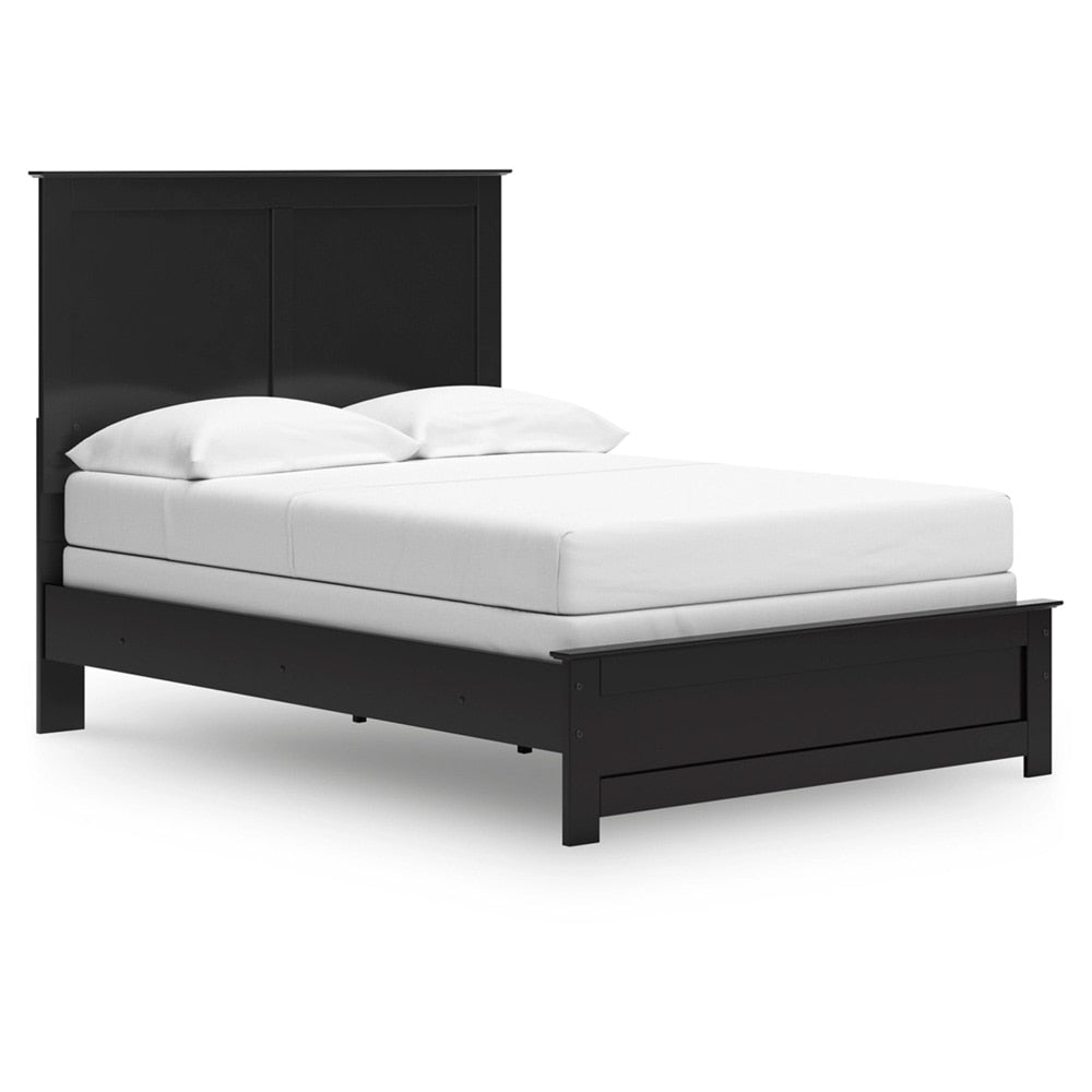 Signature Design by Ashley - Maribel Full Panel Bed, Black veiw 1