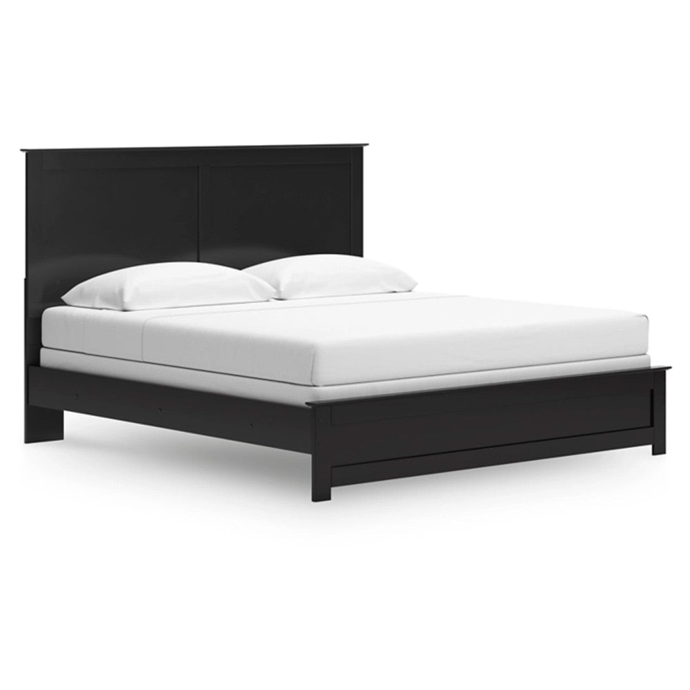 Signature Design by Ashley - Maribel King Panel Bed, Black veiw 1