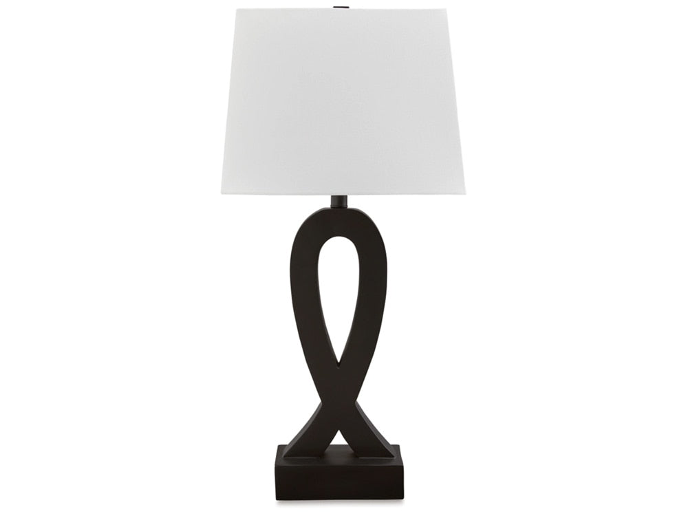 Signature Design by Ashley - Markellton Poly Table Lamp (Set of 2) in Black - L243344 veiw 1