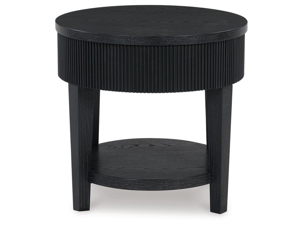 Signature Design by Ashley - Marstream End Table in Black - T551-6 veiw 1