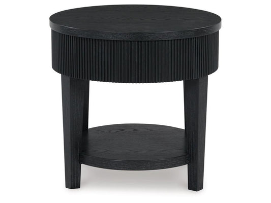 Signature Design by Ashley - Marstream End Table in Black - T551-6 veiw 1