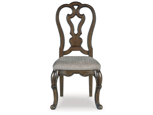 Signature Design by Ashley - Maylee Dining Uph Side Chair (Set Of 2) in Dark Brown - D947-01 veiw 1