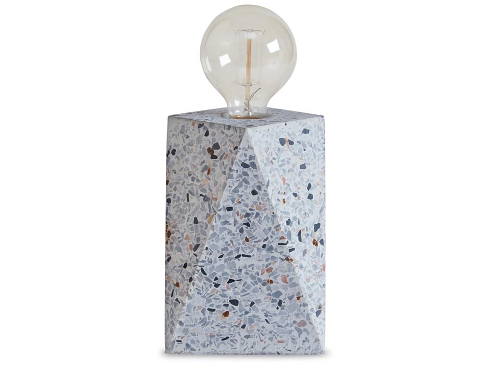 Signature Design by Ashley - Maywick Concrete Table Lamp in White - L235673 veiw 1