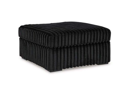 Signature Design by Ashley - Midnight-Madness Oversized Accent Ottoman in Onyx - 9810308 veiw 1