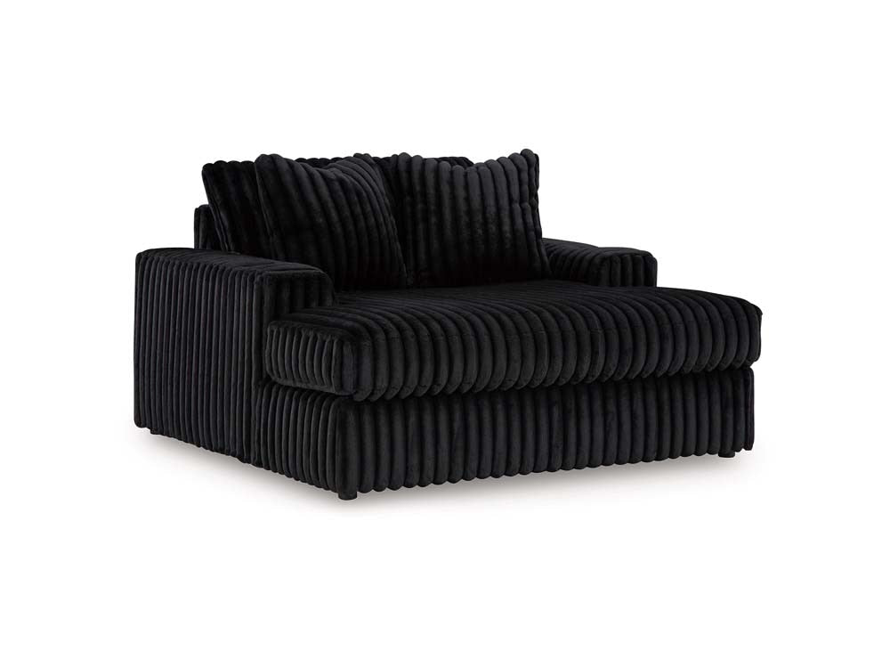 Signature Design by Ashley - Midnight-Madness Oversized Chaise in Onyx - 9810315 veiw 1