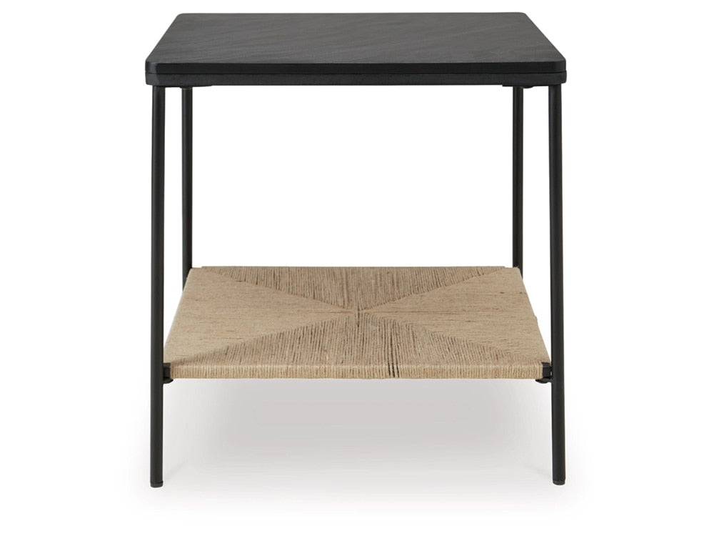 Signature Design by Ashley - Minrich Accent Table in Black/Natural - A4000591 veiw 1