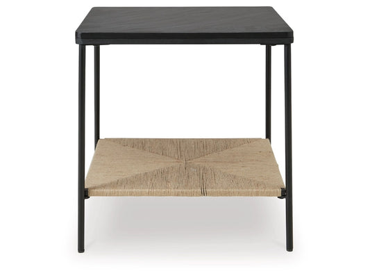 Signature Design by Ashley - Minrich Accent Table in Black/Natural - A4000591 veiw 1