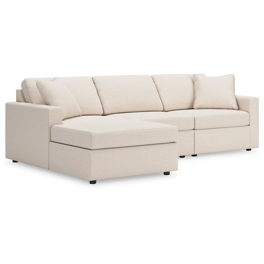 Signature Design by Ashley - Modmax Fabric 3 Piece Sectional With Chaise in Oyster veiw 1