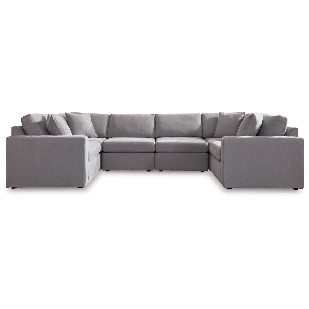 Signature Design by Ashley - Modmax Fabric 6 Piece Sectional in Granite veiw 1