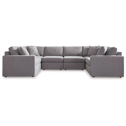 Signature Design by Ashley - Modmax Fabric 6 Piece Sectional in Granite veiw 1