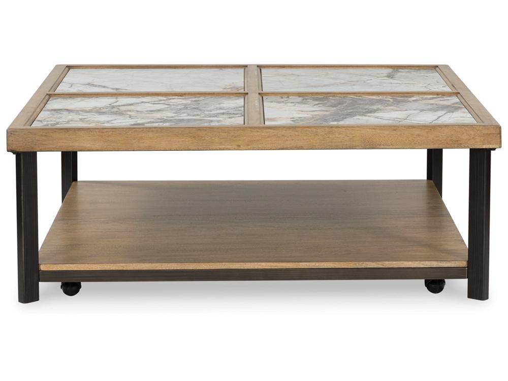 Signature Design by Ashley - Montia Square Cocktail Table in Multi - T632-8 veiw 1