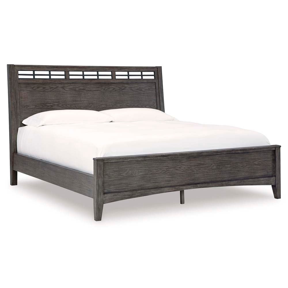 Signature Design by Ashley - Montillan California King Panel Bed in Grayish Brown - B651B5 veiw 1