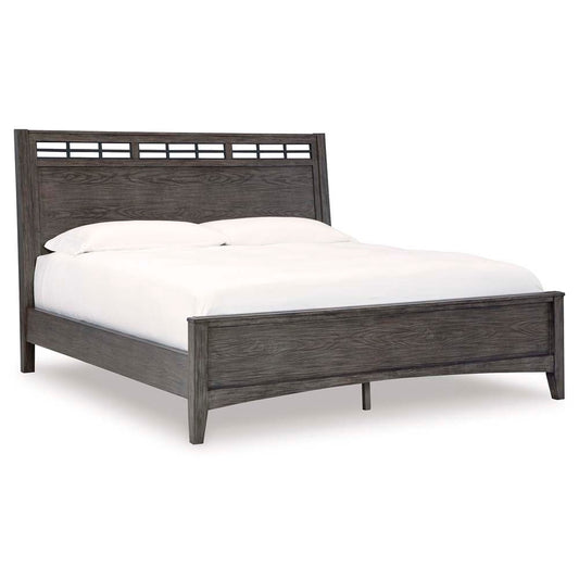Signature Design by Ashley - Montillan California King Panel Bed in Grayish Brown - B651B5 veiw 1