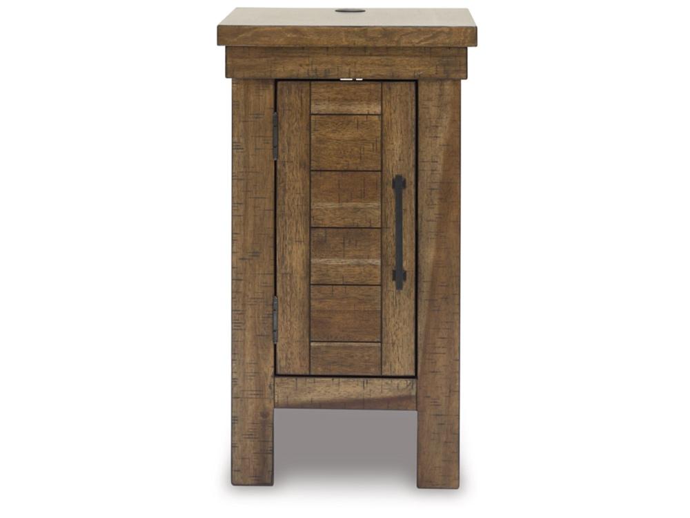 Signature Design by Ashley - Moriville Chair Side End Table in Grayish Brown - T731-7 veiw 1