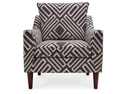 Signature Design by Ashley - Morrilton Next-Gen Nuvella Accent Chair in Natural/Charcoal - A3000641 veiw 1
