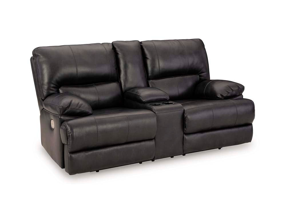 Signature Design by Ashley - Mountainous Pwr Rec Loveseat/Con/Adj Hdrst in Eclipse - U6580118 veiw 1