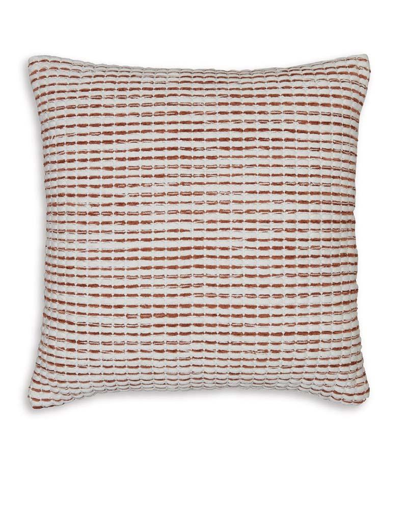 Signature Design by Ashley - Nashlin Pillow (Set of 4) in White/Rust - A1001038 veiw 1