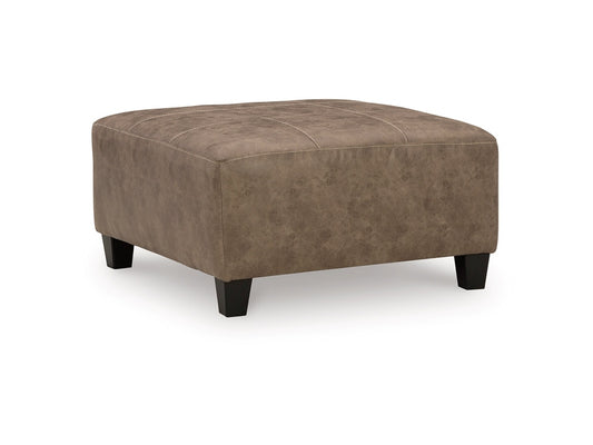 Signature Design by Ashley - Navi Oversized Accent Ottoman in Fossil - 9400408 veiw 1