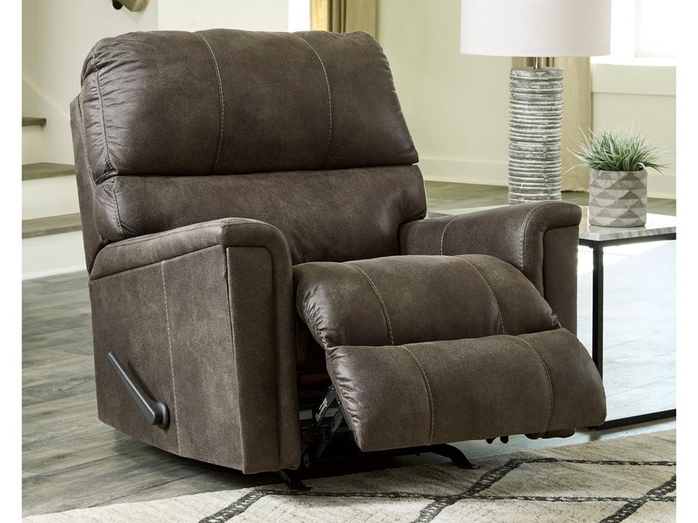 Signature Design by Ashley - Navi Rocker Recliner in Smoke - 9400225 veiw 1
