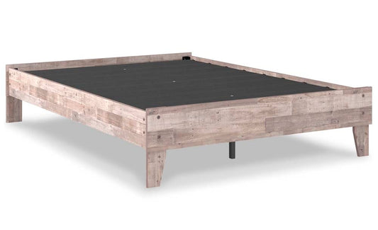 Signature Design by Ashley - Neilsville Full Platform Bed in Whitewash - EB2320-112 veiw 1