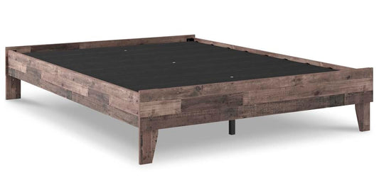 Signature Design by Ashley - Neilsville Queen Platform Bed in Black/Gray - EB2120-113 veiw 1