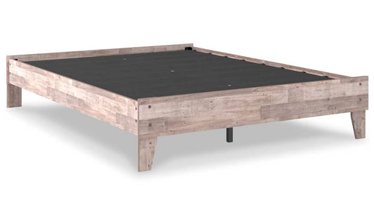 Signature Design by Ashley - Neilsville Queen Platform Bed in Whitewash - EB2320-113 veiw 1