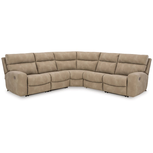 Signature Design by Ashley - Next-Gen DuraPella 5-Piece Power Reclining Sectional in Sand veiw 1