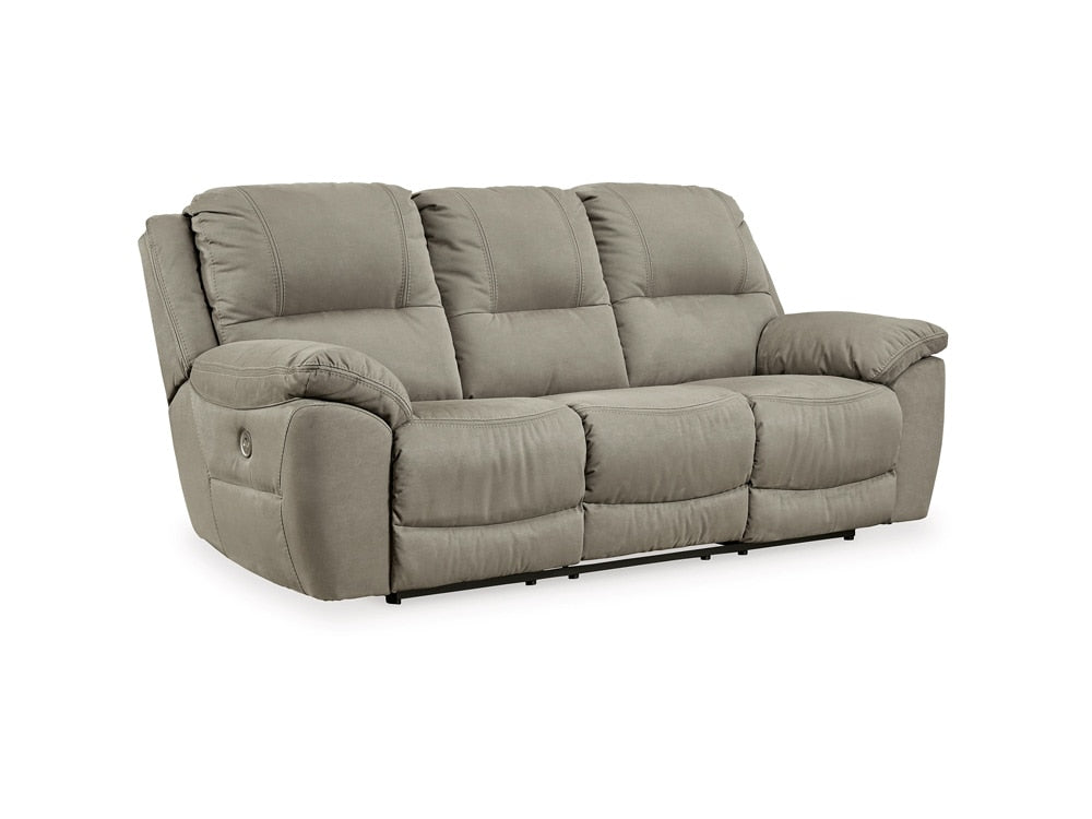 Signature Design by Ashley - Next-Gen Gaucho Reclining Power Sofa in Putty - 5420387 veiw 1