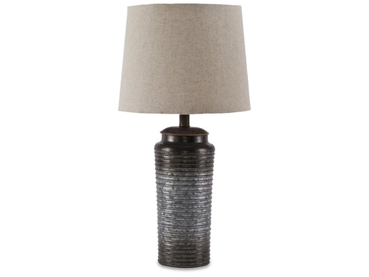Signature Design by Ashley - Norbert Metal Table Lamp (Set of 2) in Gray - L204064 veiw 1