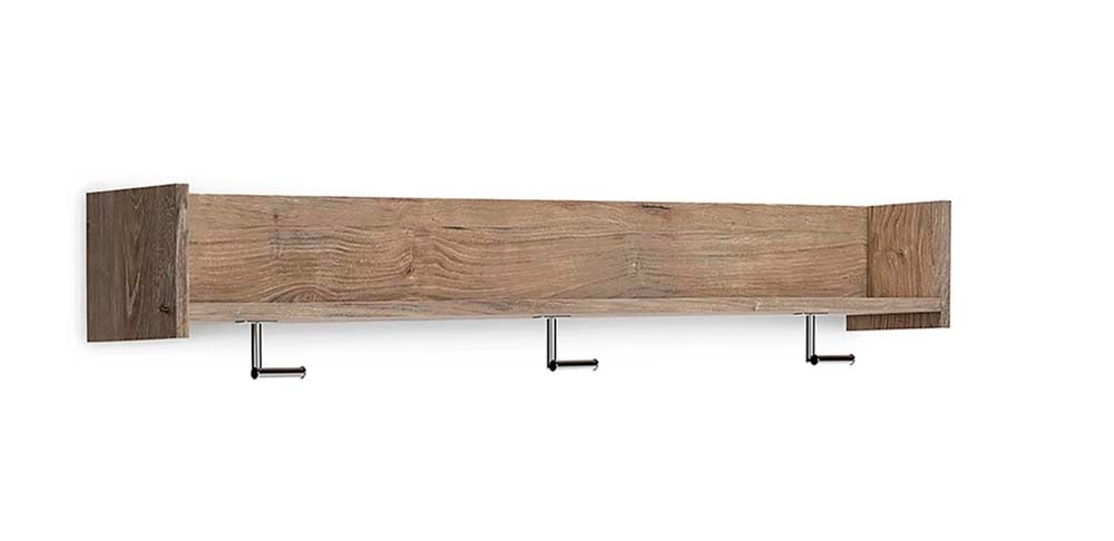 Signature Design by Ashley - Oliah Wall Mounted Coat Rack w/Shelf in Natural - EA2270-151 veiw 1