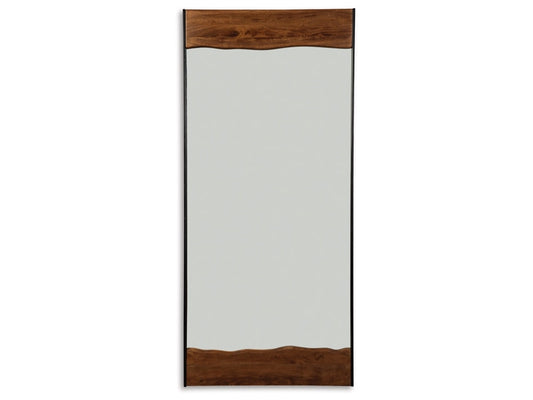 Signature Design by Ashley - Panchali Floor Mirror in Brown/Black - A8010197 veiw 1