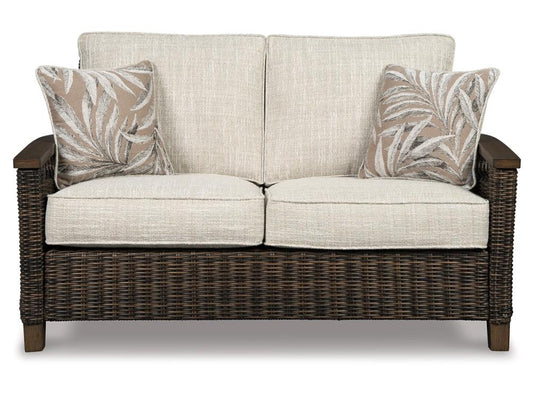 Signature Design by Ashley - Paradise Trail Loveseat W/Cushion in Medium Brown - P750-835 veiw 1