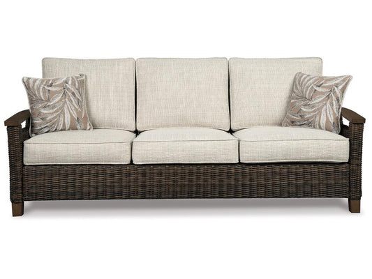 Signature Design by Ashley - Paradise Trail Sofa With Cushion in Medium Brown - P750-838 veiw 1